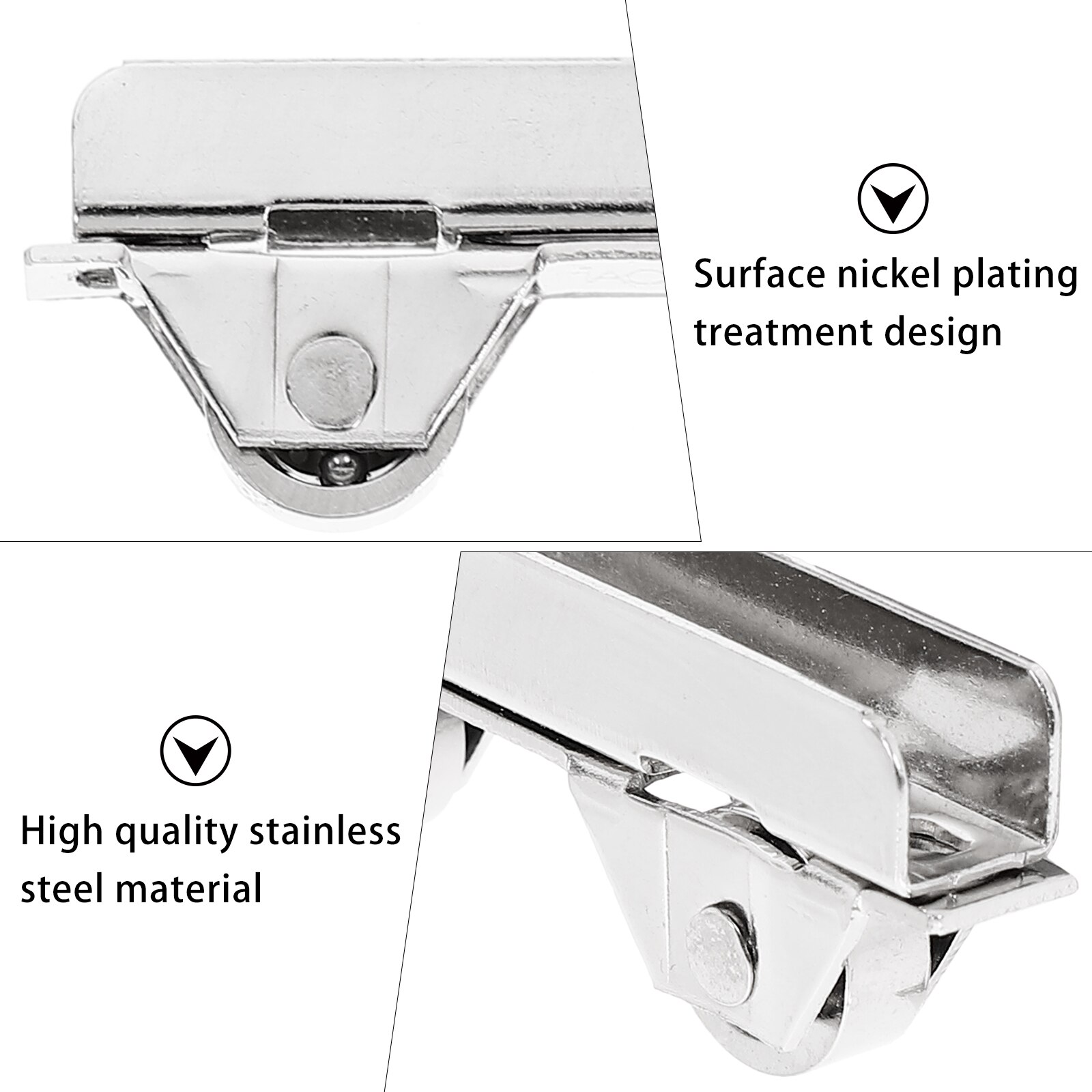 10pcs Stainless Steel Sliding Door Roller Glass Sliding Door Pulley Door Wheel