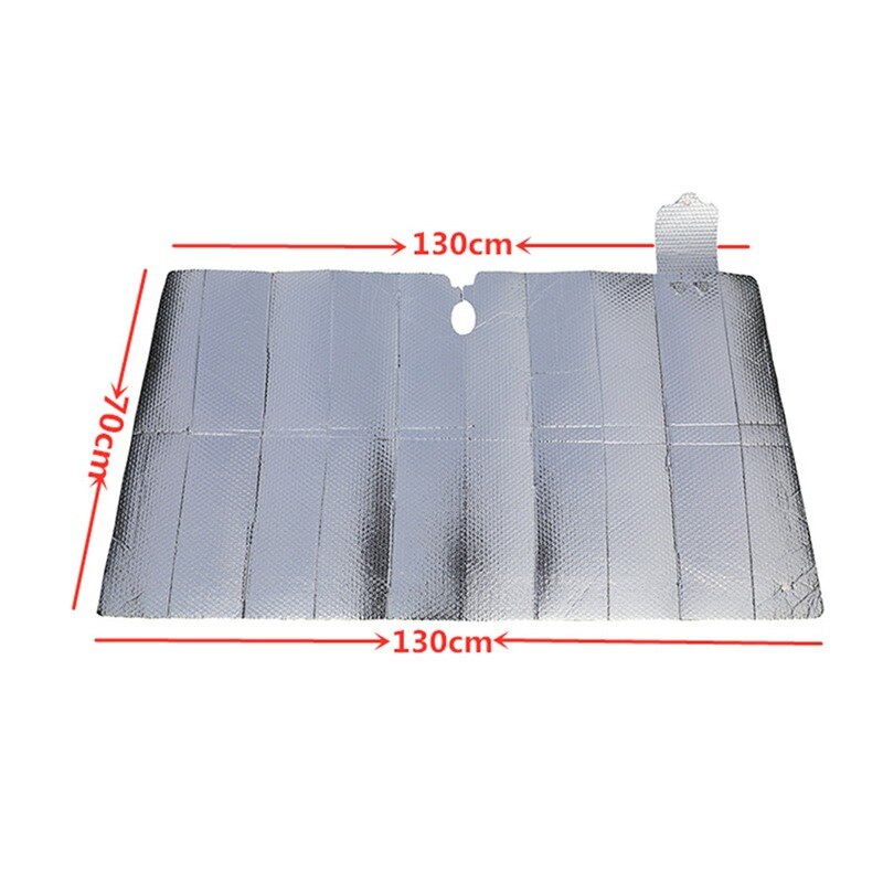 Car Sun Visor Aluminized Film Car Foldable Sunscreen Car Heat Insulation Sun Visor Car Accessories: Suitable for cars