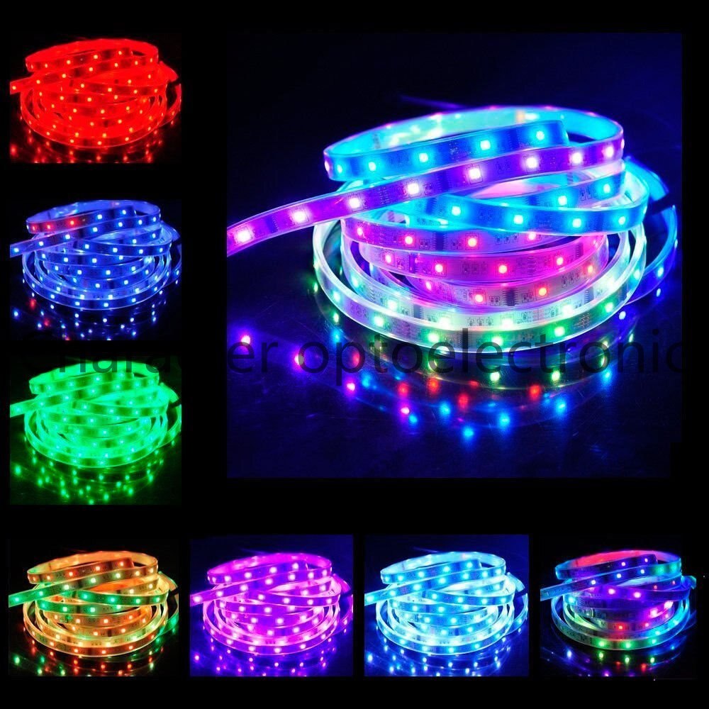 DC12V 6803 IC Digital RGB Led Strip 5050,30LED/m 5m 150LED Dream magic color 5050 RGB LED Strip Light IP30/IP67 Waterproof