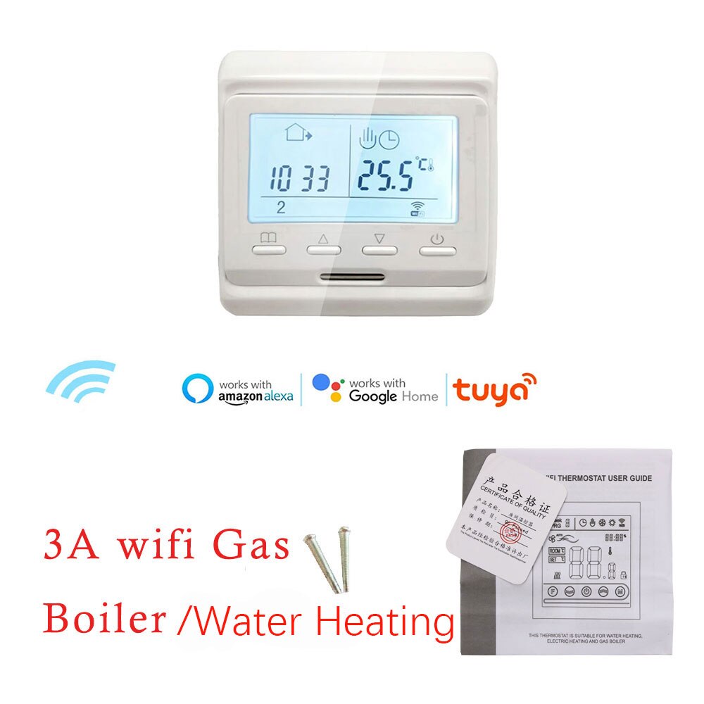 Room Thermostat WiFi Smart Heating Temperature Controller Boiler/Actuator/Electric Heating Thermostat Warm Floor Controller: Gas boiler water hea