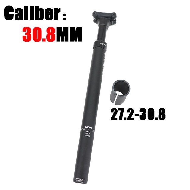 Satori zawieszenie sztyca z amortyzacją 27.2/28.6/30.1/30.4/30.9/31.6mm X355MM Powiększenie siodełko rowerowe Poczta wpadka dla części robić roweru górskiego: 30.8 X 355MM