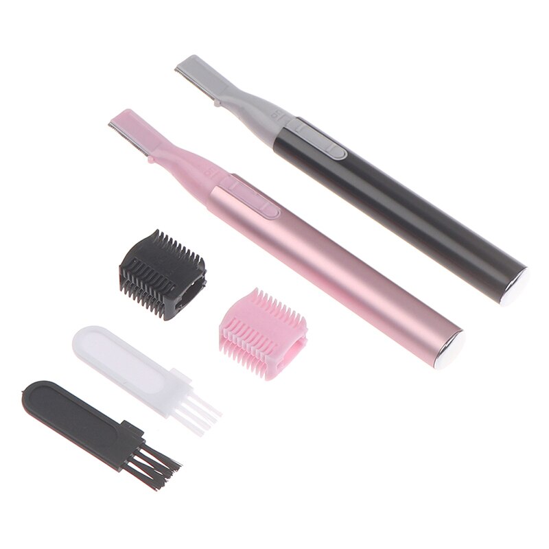 Mini Afeitadora eléctrica portátil para mujeres, máquina de afeitar para cejas, con cuchilla, 2 colores, práctica