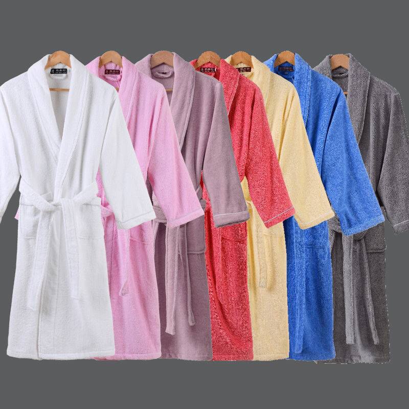 Kylpytakki miehet 100%  puuvillaa paksu lämmin miesten viitta kimono morsiusneito viitta puuvillapyyhe fleece pitkä miesten aamutakki yöpaita