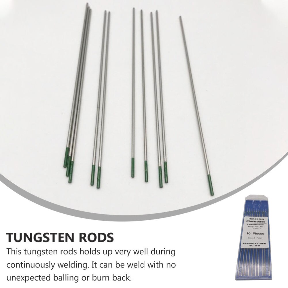 1 Pack WP Durable Ground Finish Welding Electrode Tungsten Electrode Rods for TIG