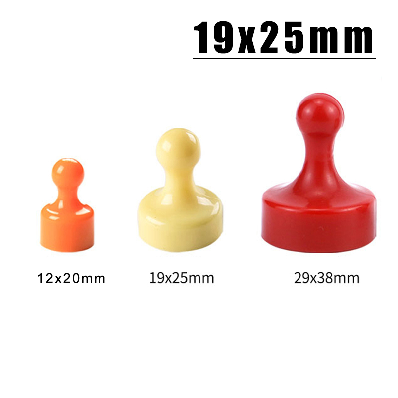 5/10/15/20/25 Stuks Super Sterke Neodymium Magnetische Pushpins Sucker Punaise N52 Koelkast magneten Push Pin Koelkast Whiteboard