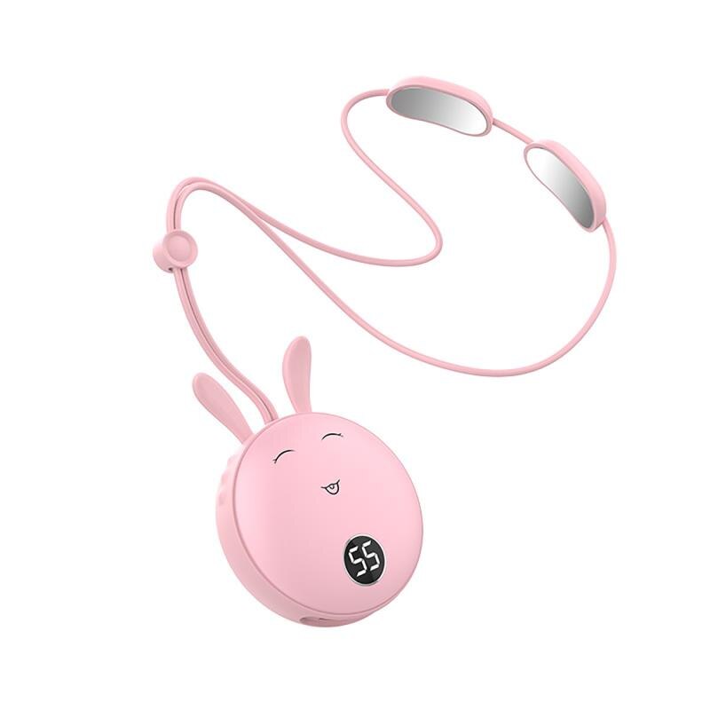 Przenośny ogrzewacz robić dłoni z paskiem na szyję elektryczny podgrzewacz robić rąk regulacja temperatury USB akumulator mini grzejnik ciepła ręka i szyja: 5000amh różowy