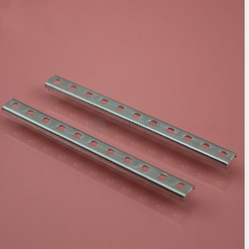 10 pièces simple rangée rainure tige fer pièce fer tige rainure type tige de renforcement: 60mm
