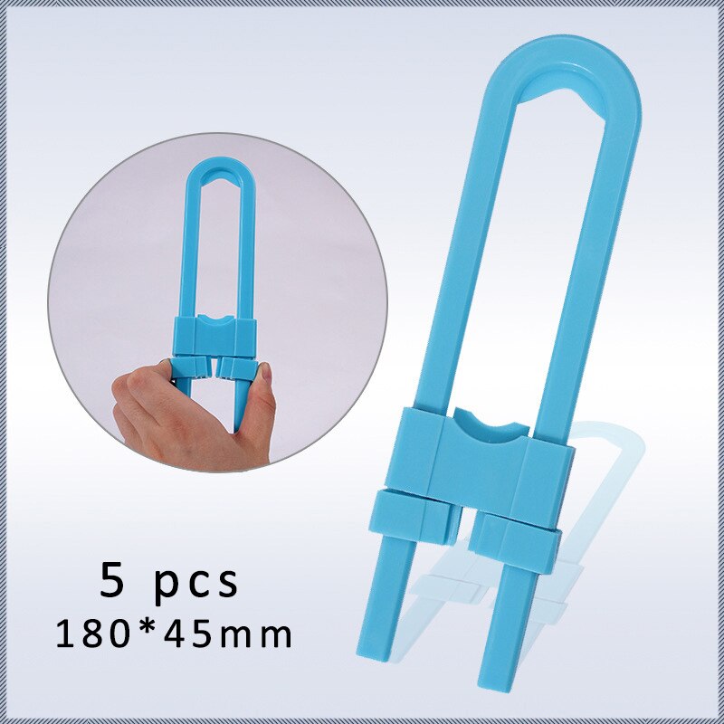 5 Teile/paket Baby Sicherheit Sperren U bilden Einstellbare Multi-funktion Baby Schrank Schlösser freundlicher Hause Schutz ABS Kunststoff Sicherheit schloss: Blau