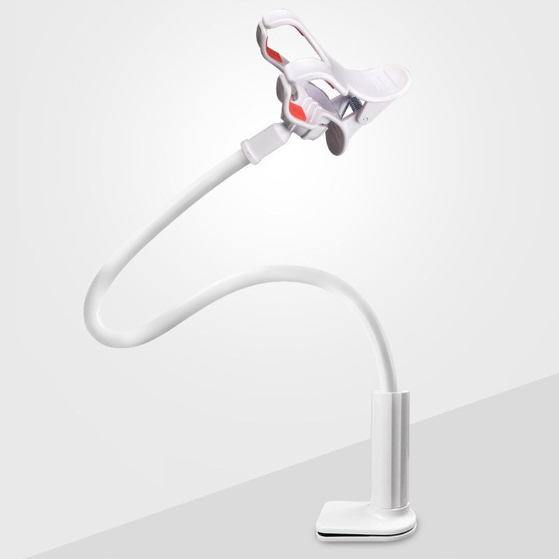 Camera Houder Stand Voor Babyfoon Mount Op Bed Wieg Multifunctionele Universele Verstelbare Beugel Lange Arm: White