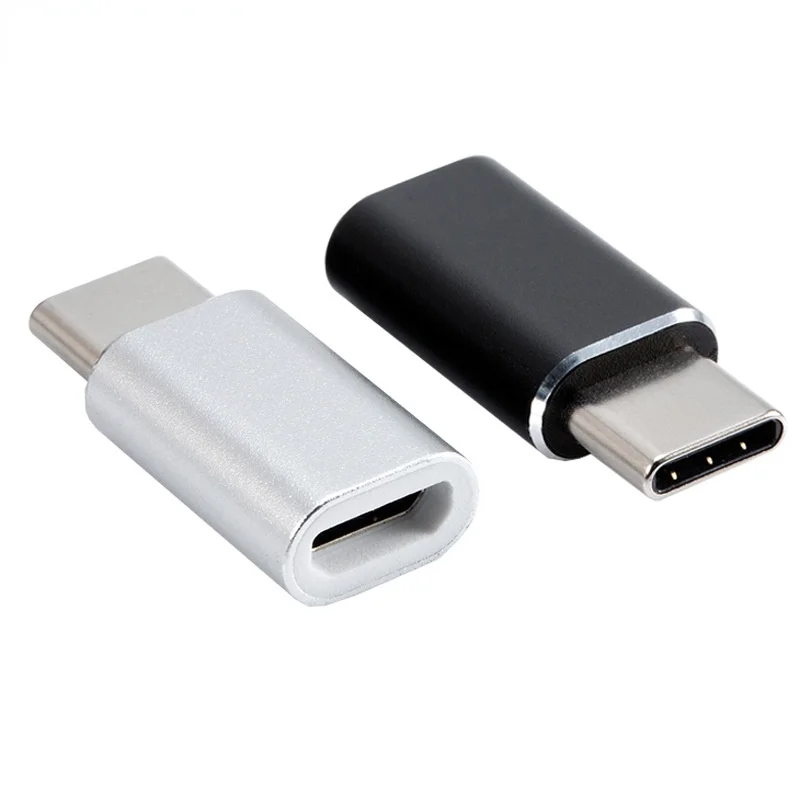 Micro USB Female To Type C Male Adapter Converter Micro-B To USB-C Connector Charging Adapter Phone Accessories