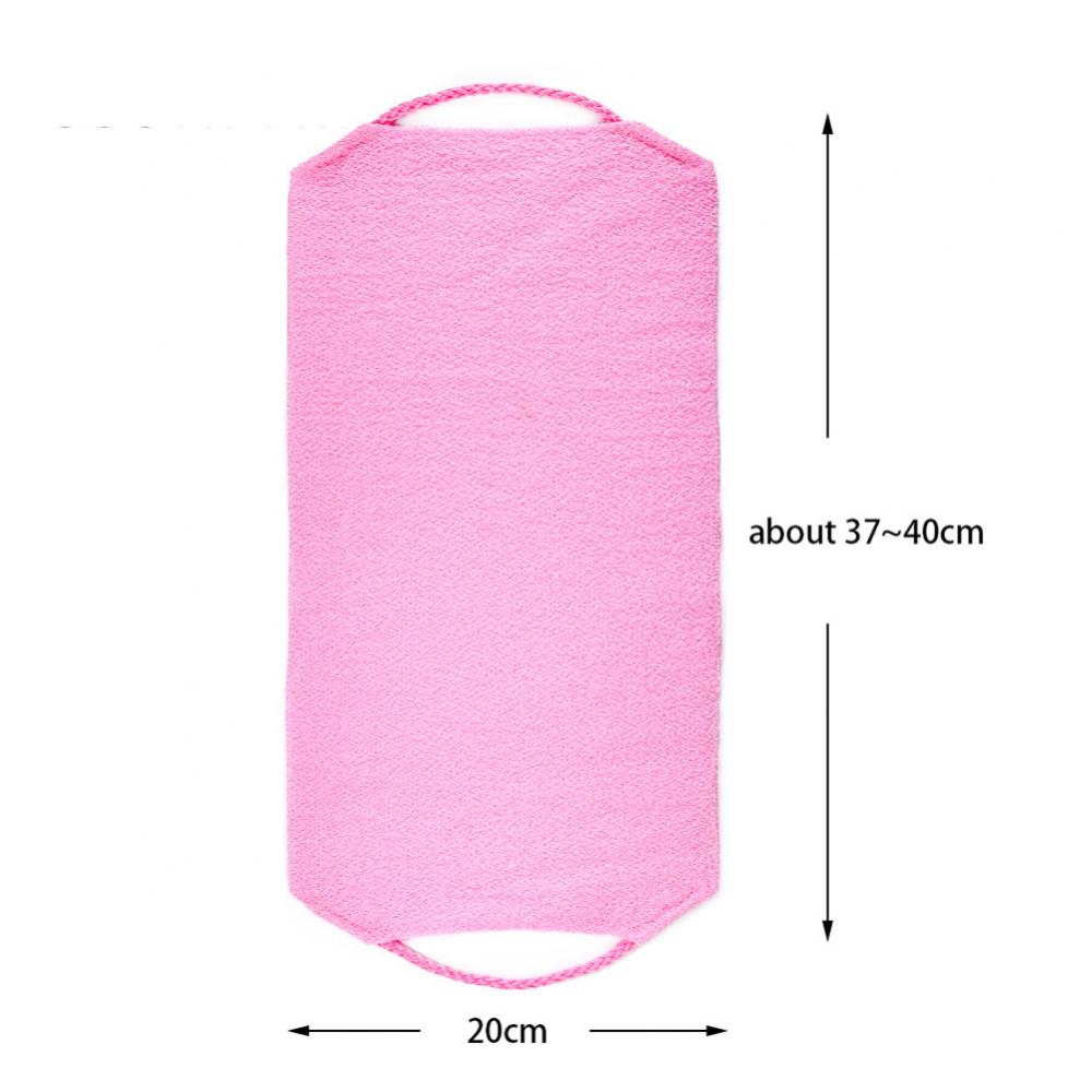 Rekbaar Body Exfoliërende Hals Terug Scrubber Douche Bad Doek Tool Washandje Polyester Bamboe Wassen Rug En Nek Product