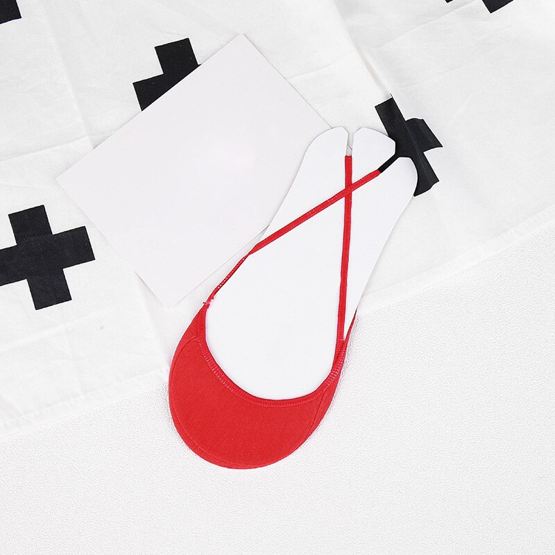 Chaussettes bateau pour femmes, en coton élastique, invisibles, mignonnes et respirantes, chaussettes mi-mollet, invisibles, coupe basse, courtes, à la cheville, pantoufles: 6