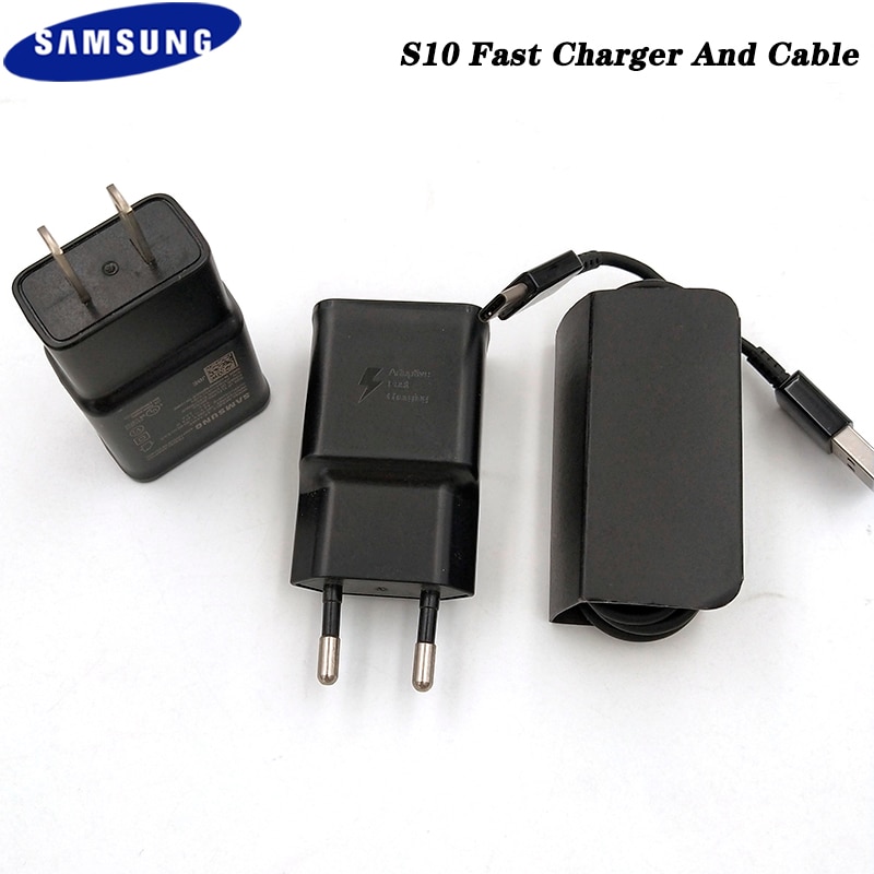 Samsung 9V 1,67 A 15W USB Schnelle Ladegerät Adapter 100CM USB 3,1 Typ C Kabel Für Galaxis s20FE S20 Hinweis 20 Ultra S10 S9 Plus A71 A91