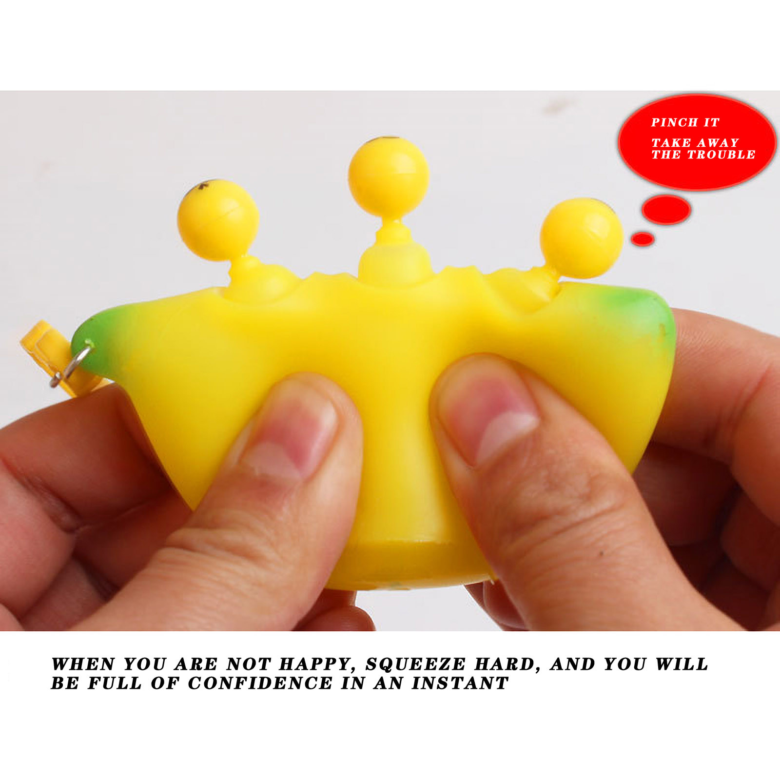 Squishy Antistress Banana Decompression Toys Squish Cute Fruit Pressure Ball Antistress Finger Games allevia lo stress Fidget Toys