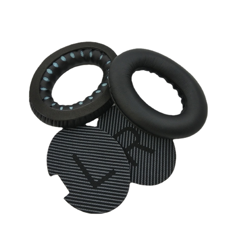 Almohadillas de repuesto para auriculares Bose QuietComfort BOSE QC25 QC35: Negro