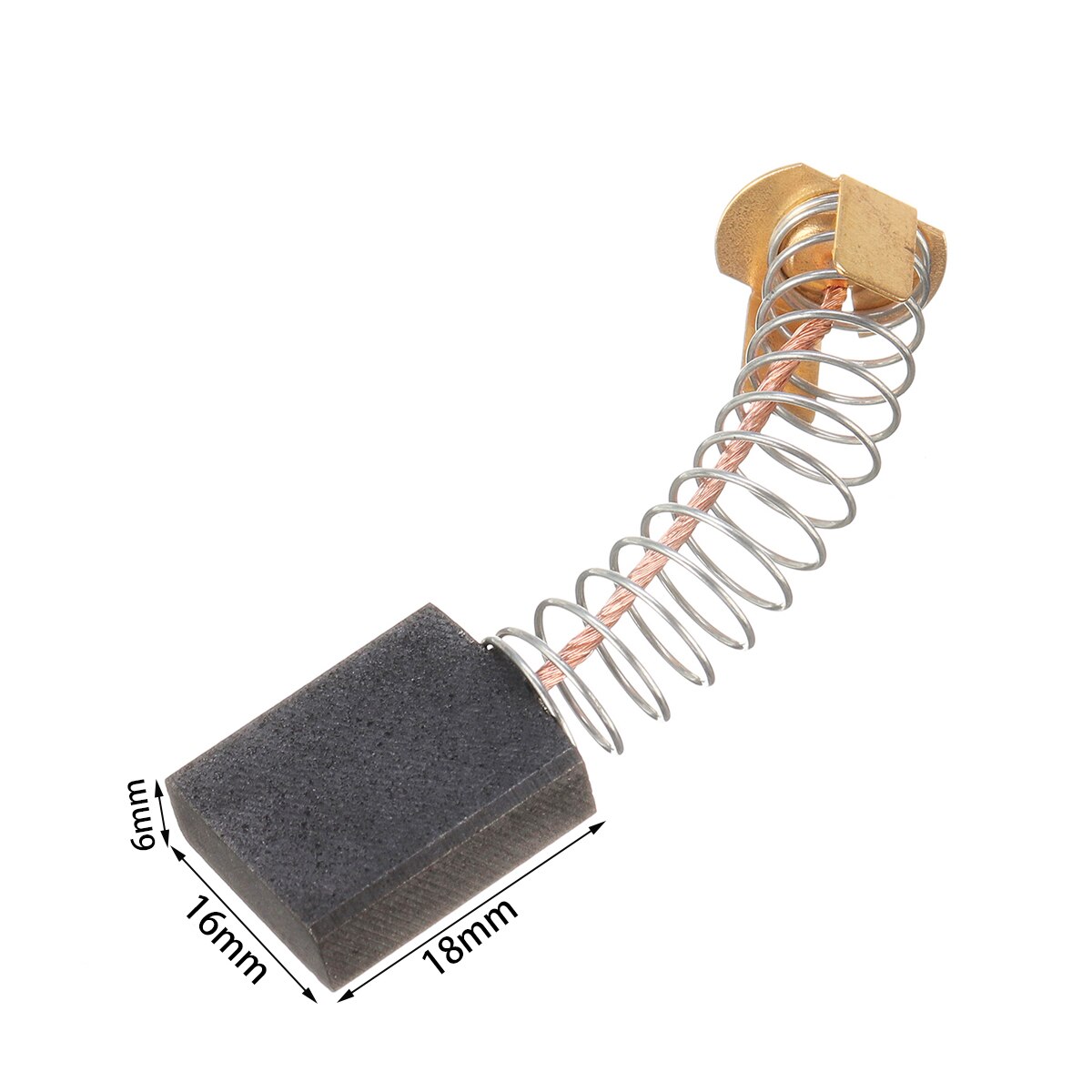 2 stks Koolborstels voor TTB280DRH Breaker Graphite Breaker Carbon Borstel Vervanging Accessoires Handgereedschap Kit