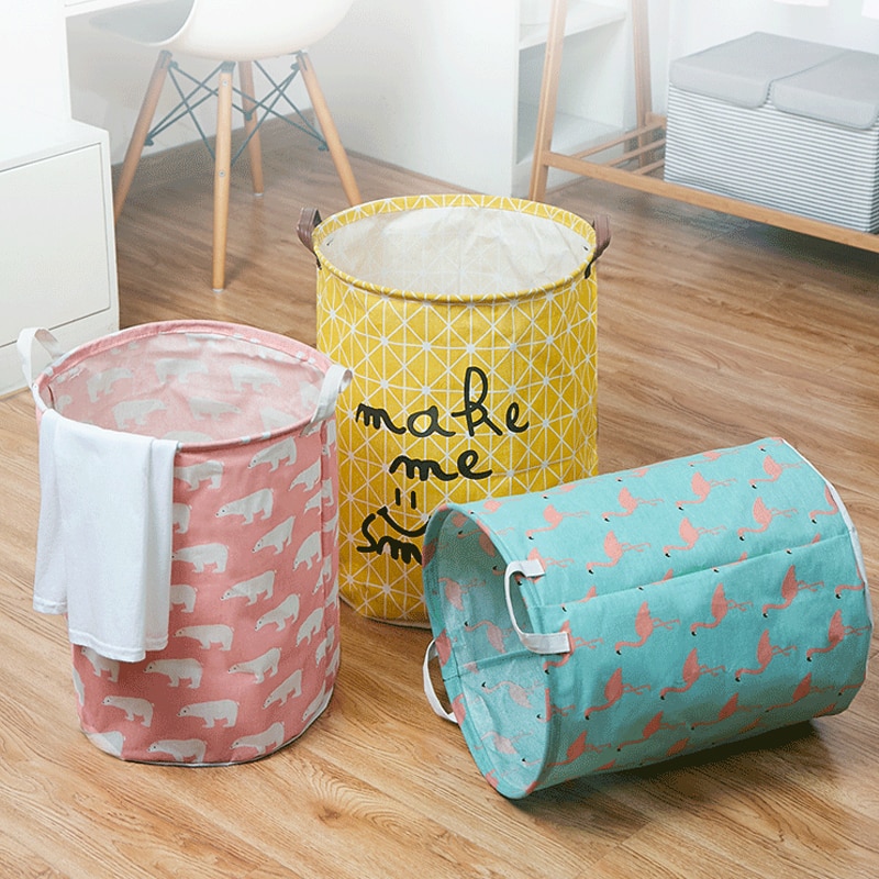 Picnic Basket Stand Laundry Basket Toy Storage Box Super Large Bag Cotton Washing Dirty Clothes Big Basket Linen Sundries Organi