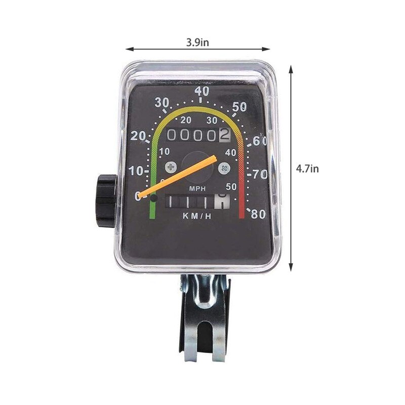Bicycle Computer Bicycle Tricycle Stopwatch Mechanical Bike Speedometer Odometer Cycling Stopwatch Riding Accessory: Default Title