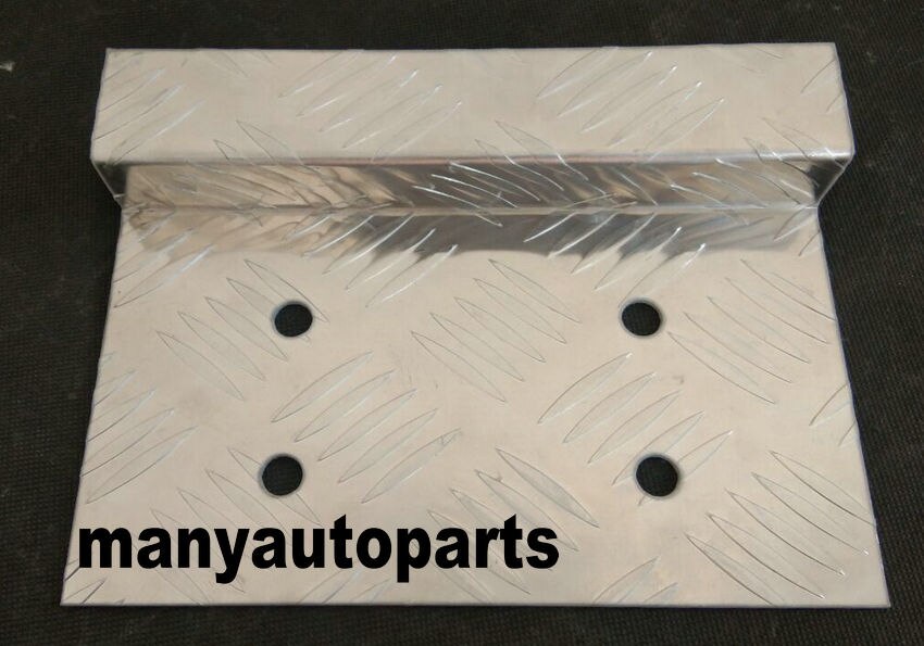Diamantplatta aluminium lastramp slut kit lastbil säng ramp atv 10 "ändsats