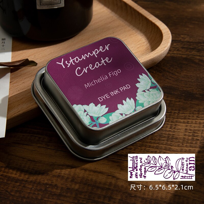 Stamp Ink Pads for Rubber Stamps Waterproof Pads for Acid-Free Non-Toxic Card Making Wood Fabric and Paper: G