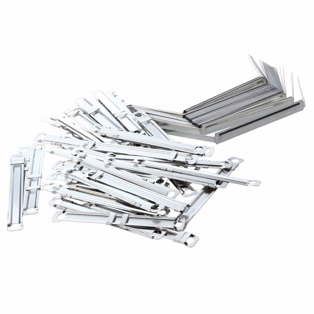 Metallorganisatör pärm dokument fästa papper fil fäste filer clips mappar  ,50 set