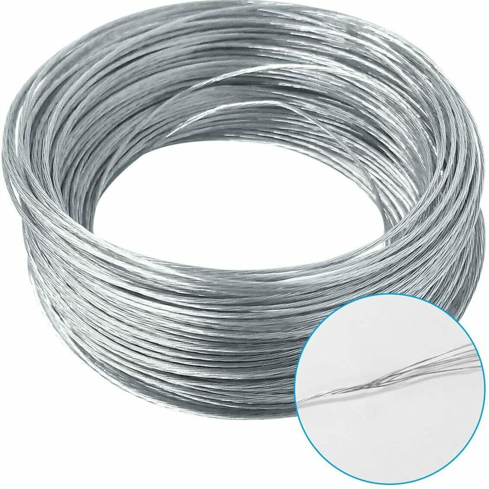 Picture Hangers Hooks 30m Wire Photo Frame Hanging Kit D Ring Stainless Steel Silver Steel Wire Rope Aluminum Buckle Set