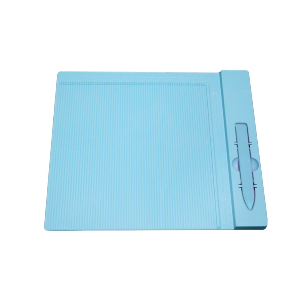 270x230mm Plastic Scoring Board Paper Card Cuting Board Craft DIY Tool with Measuring Grid GQ