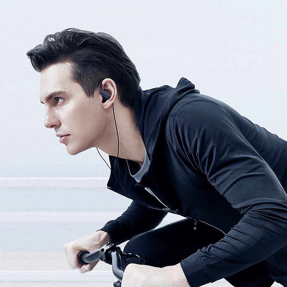 Original xiaomi sport bluetooth headset trådlöst bluetooth 4.1 hörlurar ipx 4 vattentäta svettfria hörlurar med mikrofon