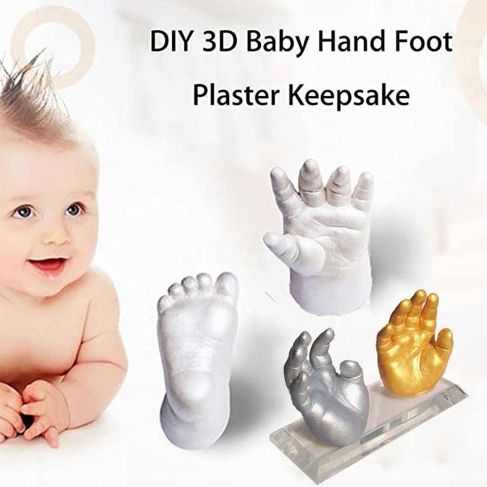 Baby Handafdruk Footprint Kit 3D Gips Casting Aandenken Hand Baby &#39;S Voet Lembrancinha De Baby Baby Souvenirs