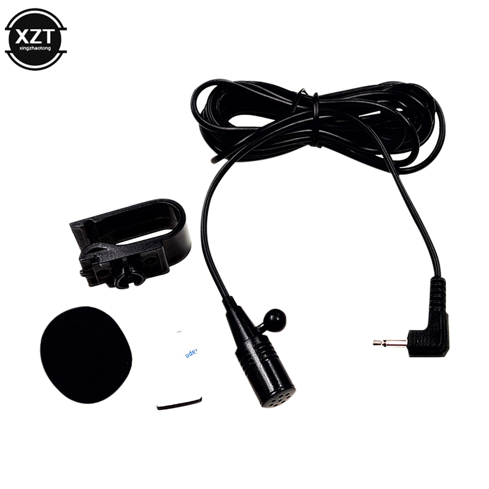 Profis Auto Audio- Mikrofon 2,5mm 3M Ellenbogen Jack Stecker Mic Mini verdrahtet Externe Mikrofon Für Auto DVD Radio 2 Pole Mono