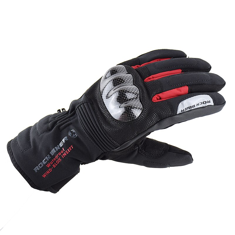 Rock BIKER Motorhandschoenen Mannen 100% Waterdicht Winddicht Winter Warm Handschoenen Touch Screen Guantes Motorrijden Handschoenen