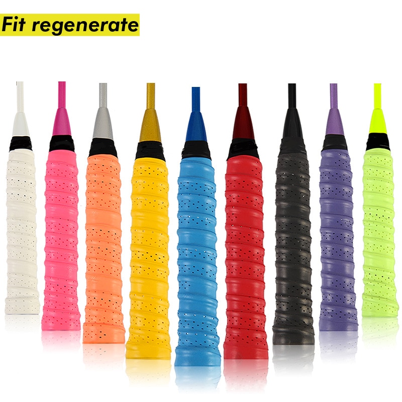 Anti-skli pustende sport over grip svettebånd tennis tape badminton racket grep