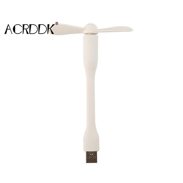 USB Fan Flexible Portable Mini Fan and USB LED Light Lamp Xiaomi Book For Power Bank Notebook Computer USB Gadgets FC: 2