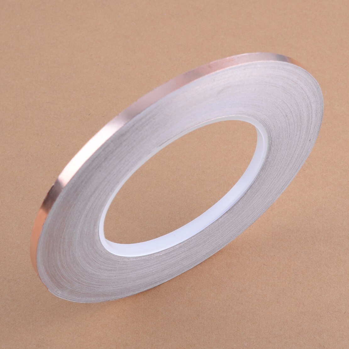 Letaosk 50M 5Mm Enkelzijdig Geleidende Koper Foil Tape Adhesive Shield Heat Resist Computer Randapparatuur Draad