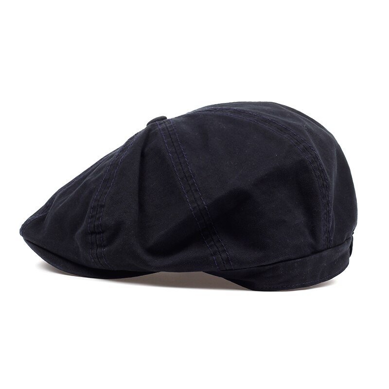 VORON casual brand hats unisex cotton beret cap outdoor autumn winter berets hats cap hat: Black