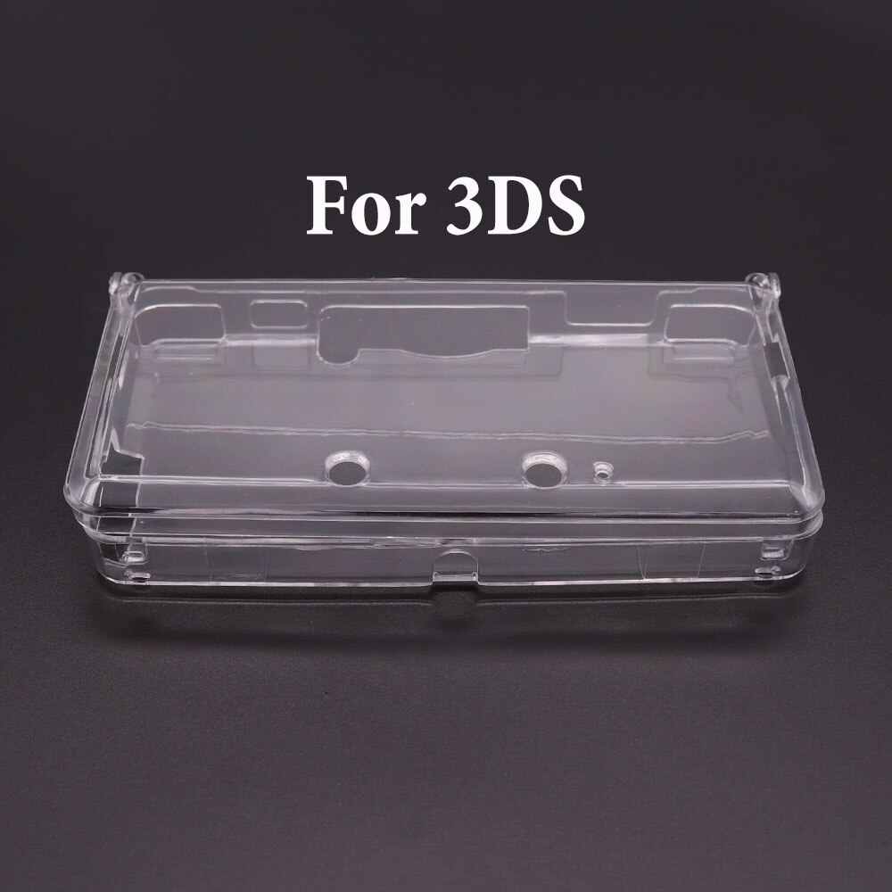 Leichte, stabile schutzhülle aus transparentem kunststoff für die nintendo 3ds, 3ds xl und ll spielkonsole: Für 3ds
