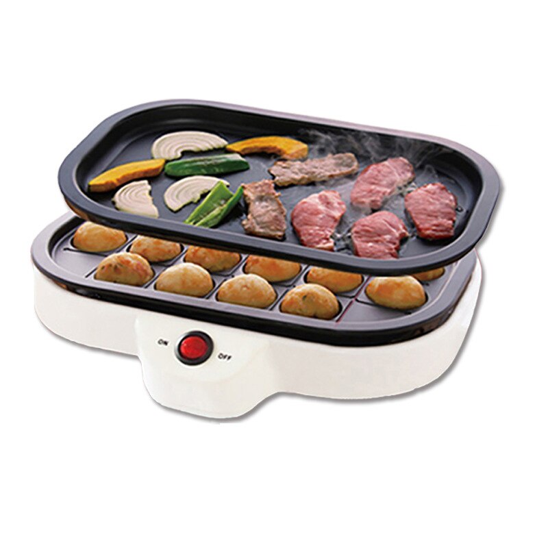 Takoyaki électrique 800W KS-338N, 220V, Machine ménagère, poêle à frire, outil pour collation: Default Title