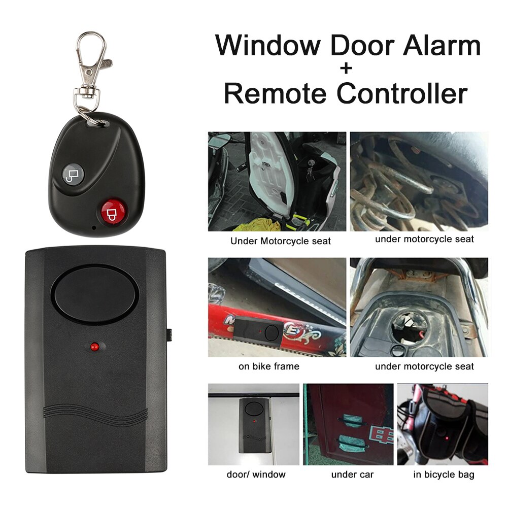 Alarma de puerta de ventana pequeño Sensor magnético seguridad de los niños inalámbrico práctico ajustable para la seguridad del hogar multifunción eléctrico inteligente