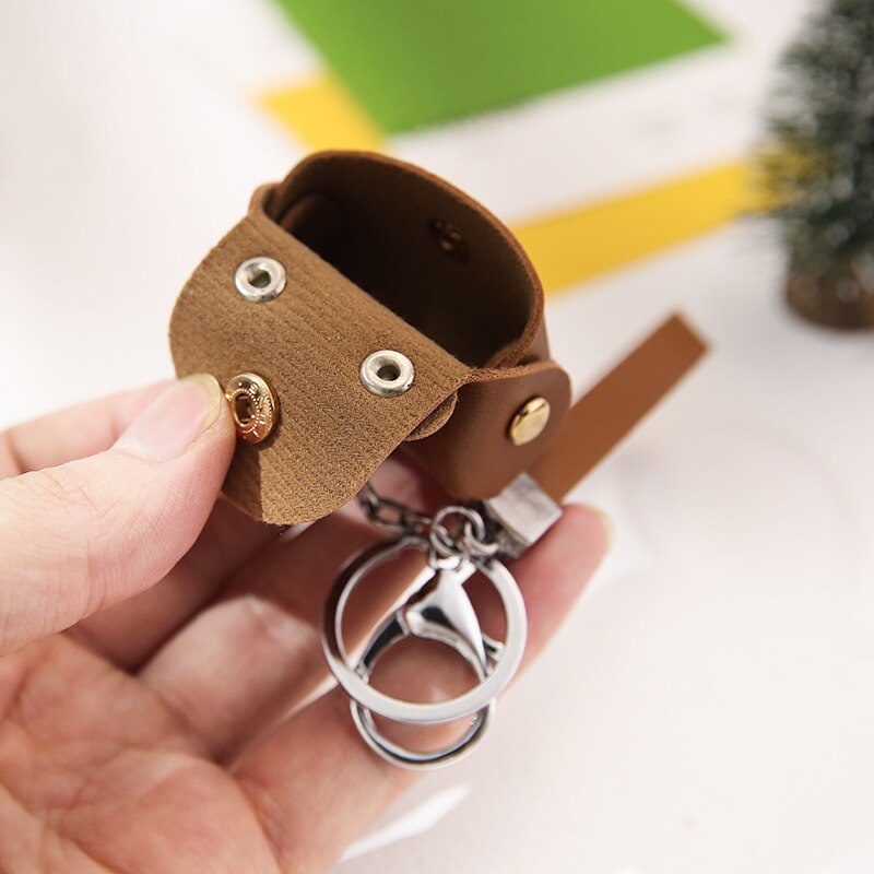 mignon sac de monnaie avec porte-clés en cuir PU porte-monnaie fermeture éclair Mini portefeuilles porte-clés petit sac à main sac sacs à main