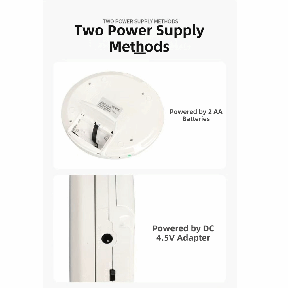 LCD Screen Display Portable CD Player Sound Looping Function Bluetooth Player USB Port English Learning Machine