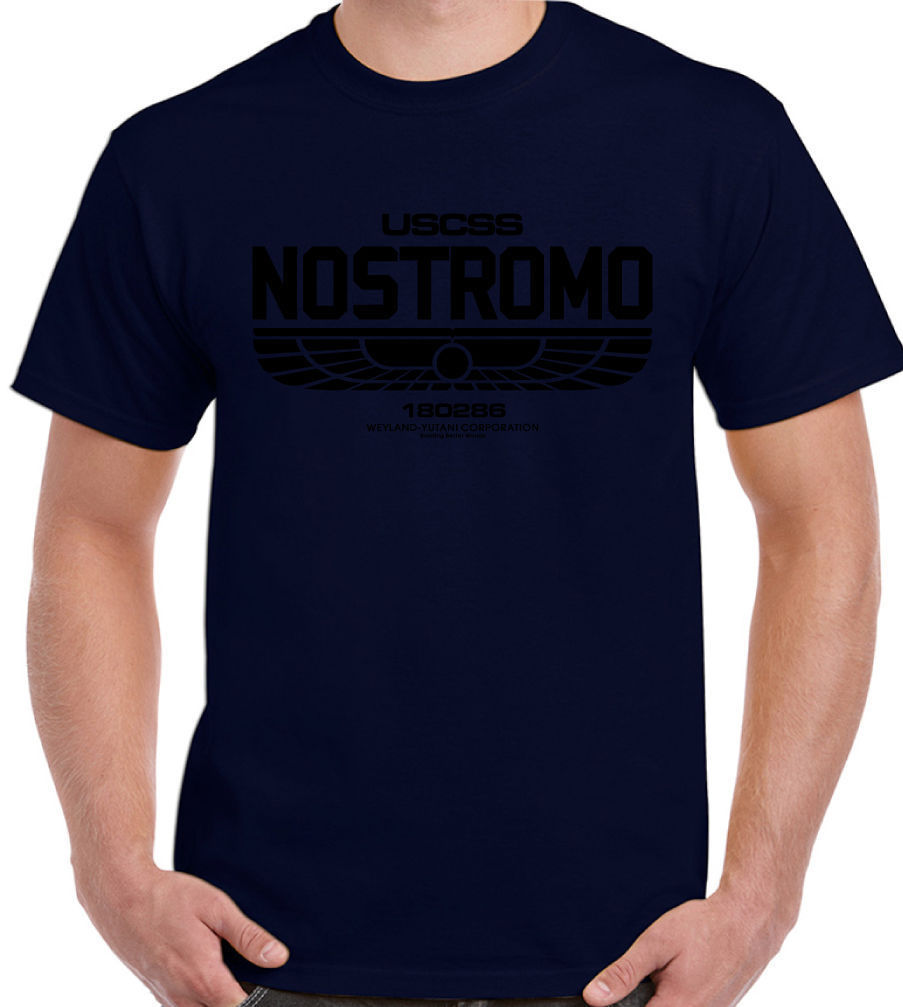 Nostromo 180286-Heren T-Shirt Alien Film Film USCSS Weyland-Yutani Sci-fi