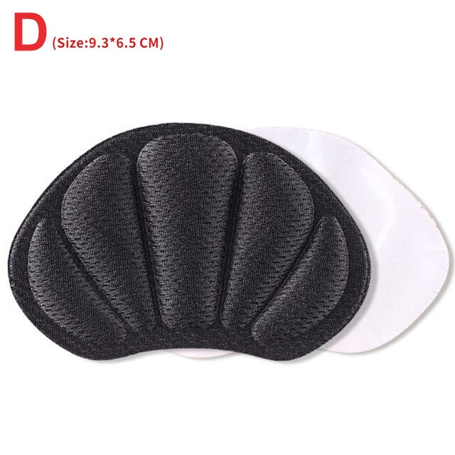 2 Stück Einlegesohlen Patch Fersenpolster für Sportschuhe, verstellbare Größe, Anti-Verschleiß-Fußpolster, Kisseneinsatz, Einlegesohle, Fersenschutz, Rückenaufkleber: MULTI