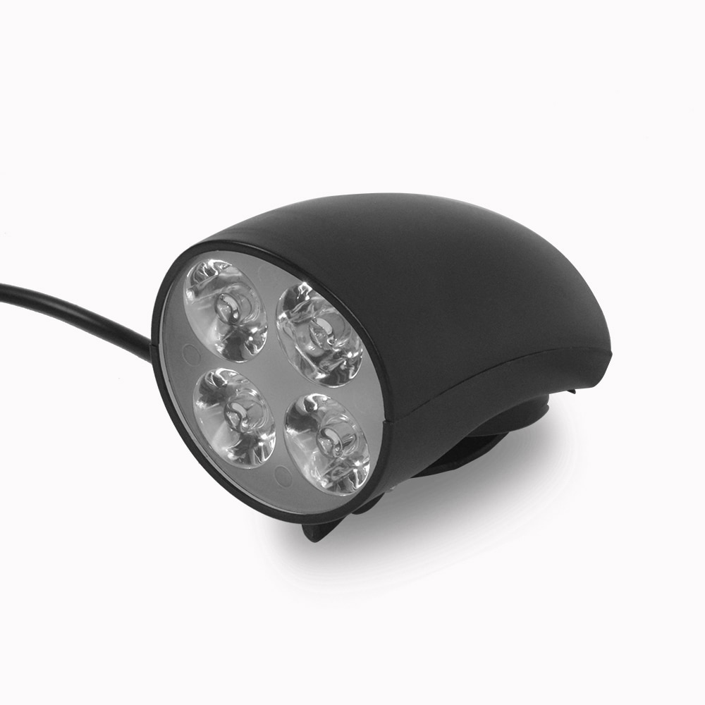 Bafang – lumière LED pour klaxon de vélo électrique, lampe torche étanche avec klaxon, phare avant 4W 36V 48V