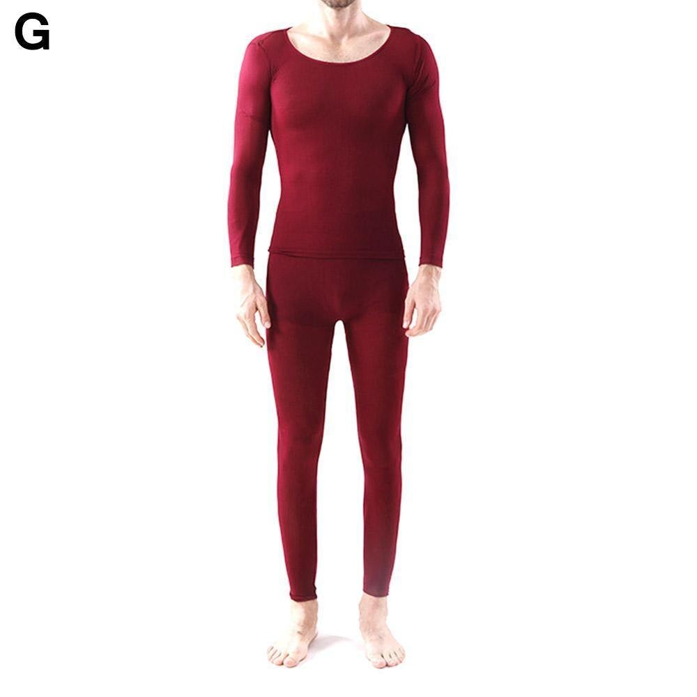 Termostatisk termisk undertøj til kvinder mænd let elastisk langt termisk undertøj vinterkvindersæt til mand f varm  s3 j 2: G