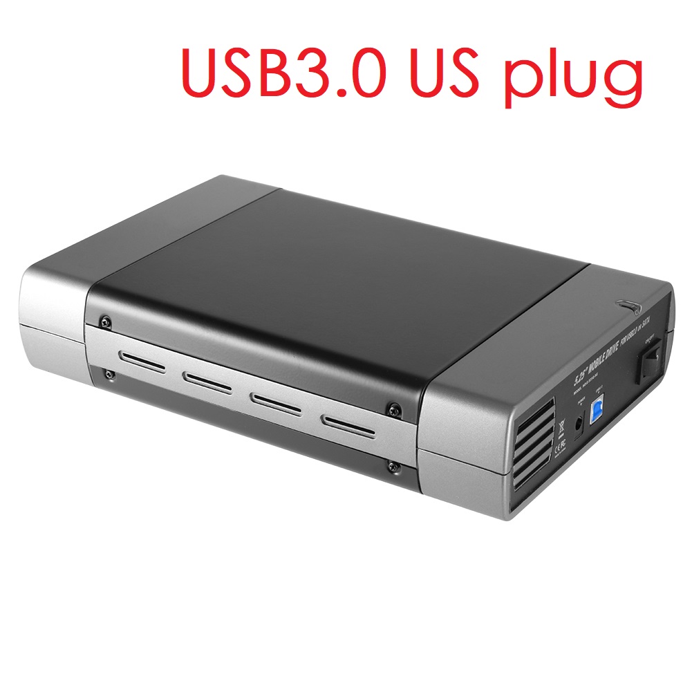 Adattatore per scatola custodia per unità ottica esterna SATA USB 2.0/USB 3.0 da 5,25 pollici per Windows 7 per PC Mac