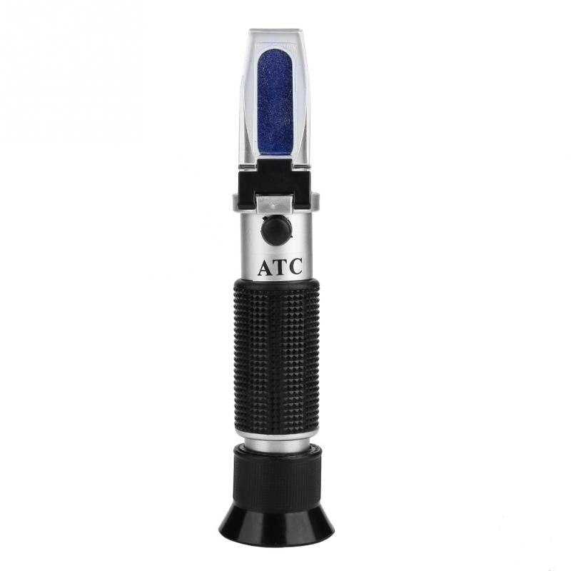 RZ120 Handheld Refratômetro Brix Sugar Tester para o Vinho Cerveja Suco de Fruta 0-32 ATC melhor preço durável