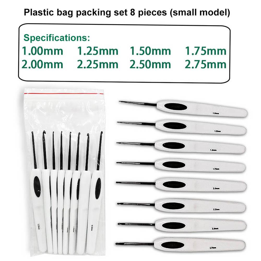16pcs Crochet Hook Set with Ergonomic Handles for Yarn Craft Set Extra Long Crochet Hooks Perfect for Arthritic Hands 1-6mm