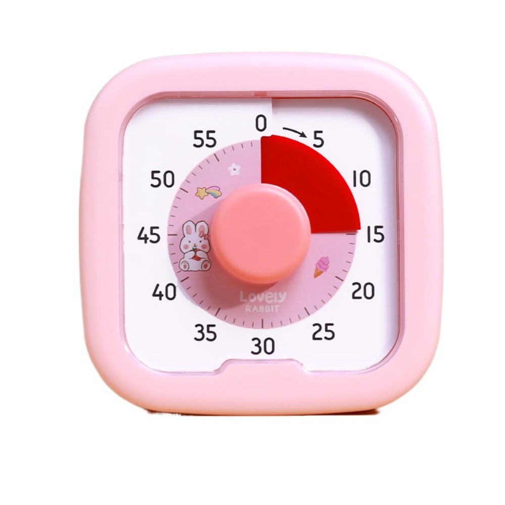 Leiser Betrieb, visueller Schreibtisch-Timer, Zeitmanagement, 60 Minuten Countdown-Timer mit Stand-Visualisierung, Küchentimer: Gold