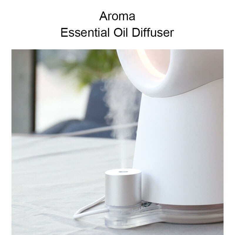 Humidificador sin aspas para el hogar y la Oficina, minivaporizador de agua con USB, generador de niebla, ventilador de refrigeración de aire de escritorio con luz LED nocturna