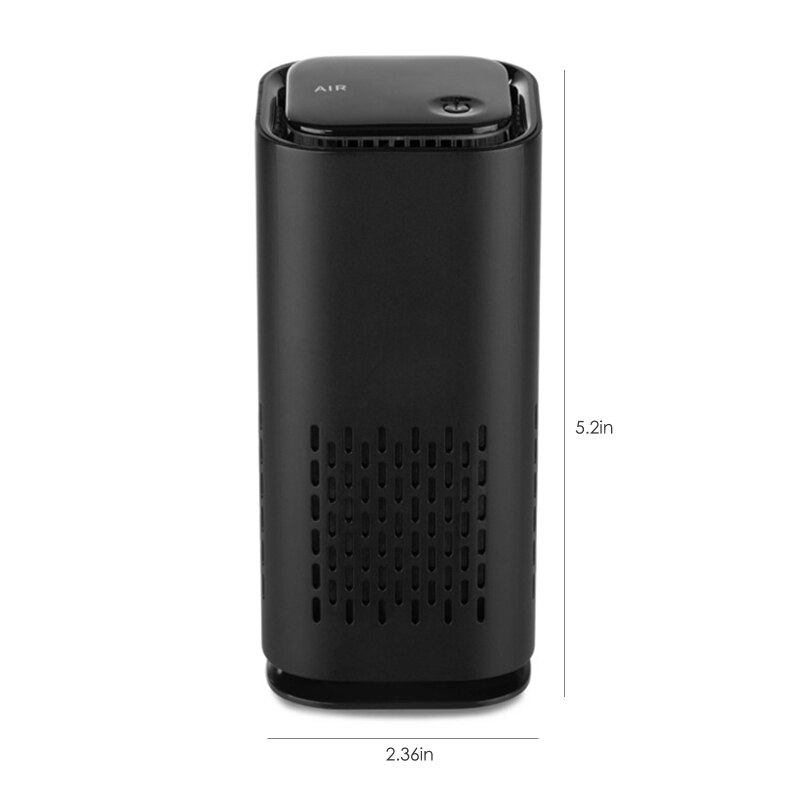 Mini Car Air Purifier Anion Triple Purification Activated Carbon Air Cleaner Fresh Home Bedroom Smoke Formaldehyde Remover: A